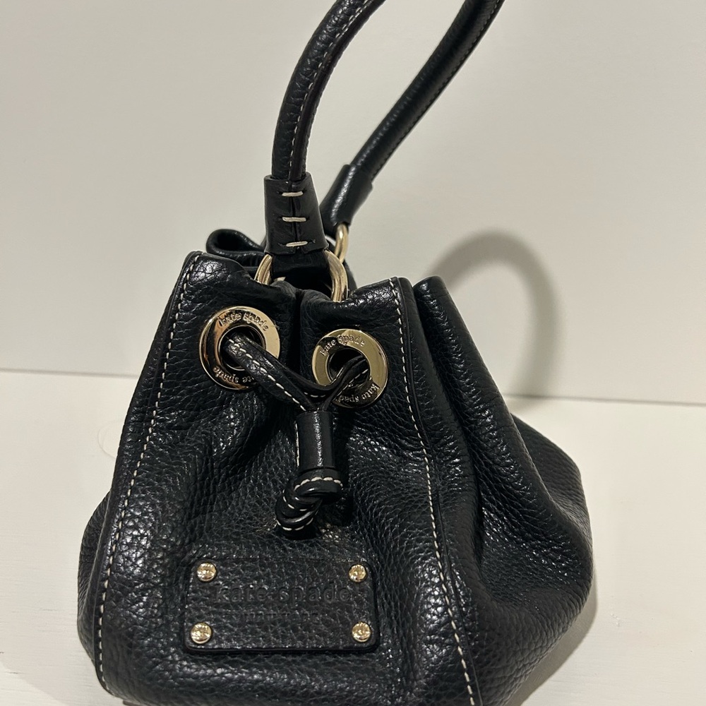 Kate Spade Black Leather Shoulder Bag - Picture 2 of 8